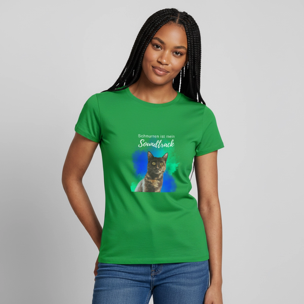 Nala's T-Shirt Schnurren ist mein Soundtrack White Edition - Kelly Green