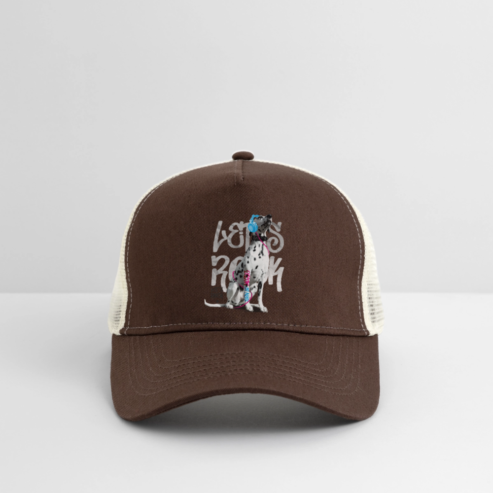Boa´s Trucker Cap Let´s Rock - Braun/Beige