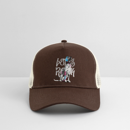 Boa´s Trucker Cap Let´s Rock - Braun/Beige