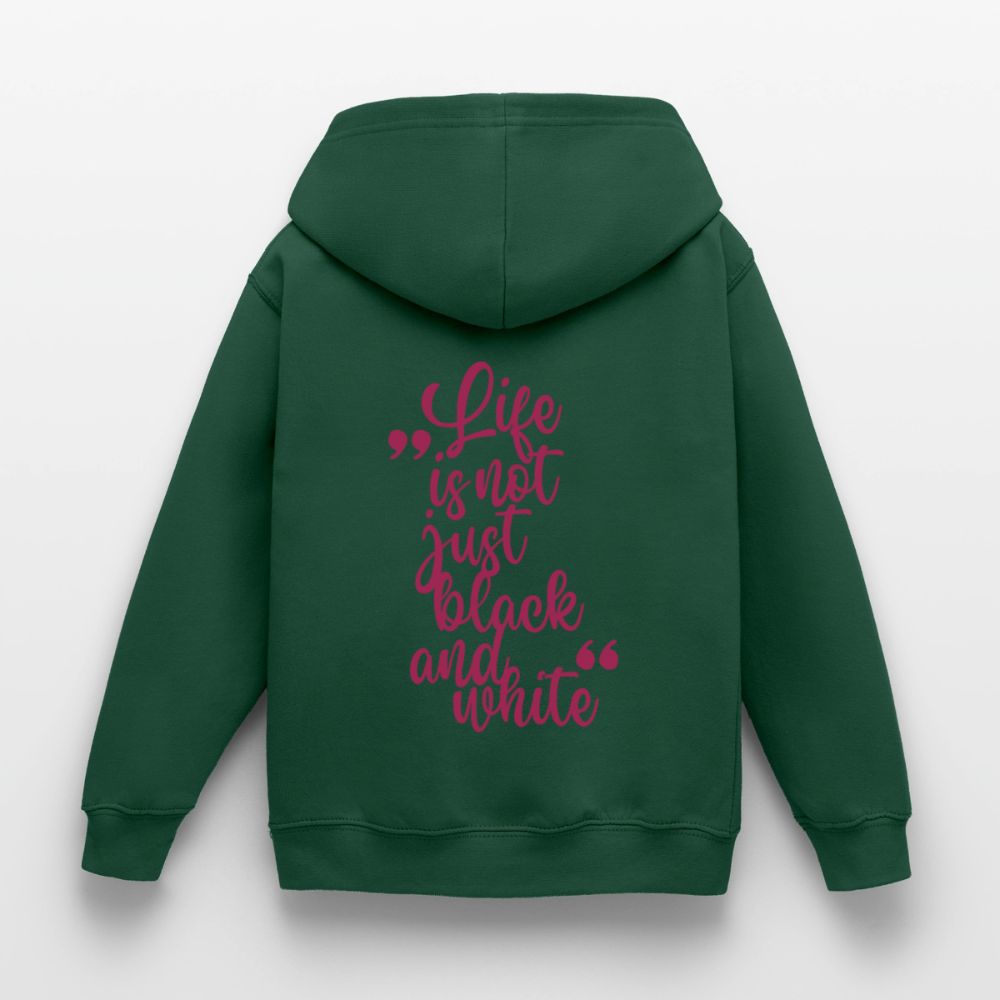LiNBW. Crew Hoodie Life is not just black and white Edition Pink - LiNBW.