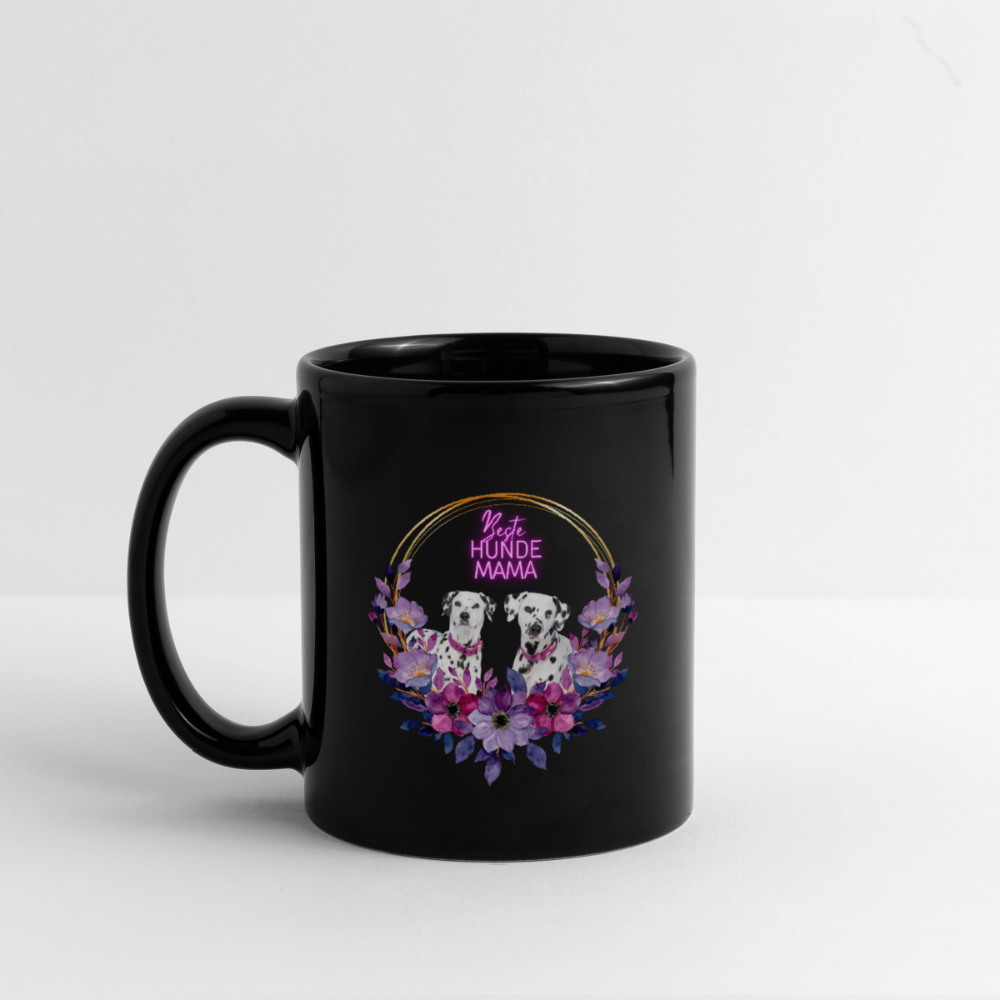 Chérie´s und Rosi´s Keramiktasse Beste Hundemama Black Edition - Schwarz