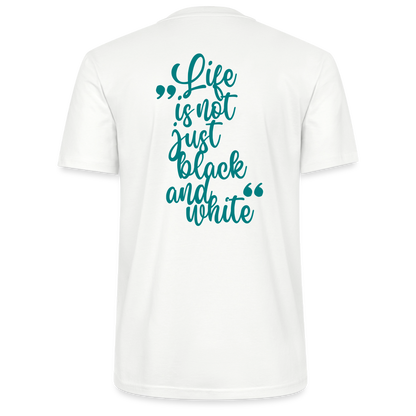 LiNBW. Unisex T-Shirt Premium Crew Blue Edition Life is not just black and white - LiNBW.