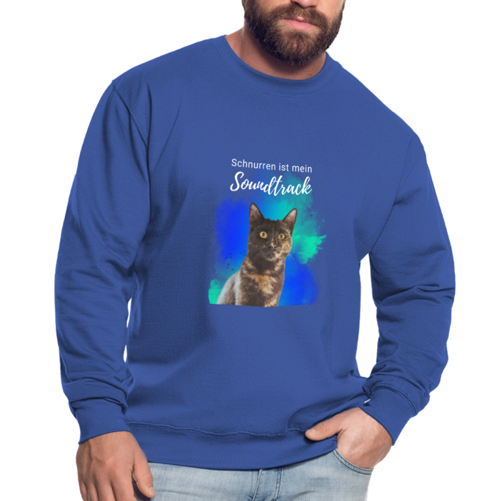 Nala's Classic Pullover Schnurren ist mein Soundtrack White Edition - Royalblau
