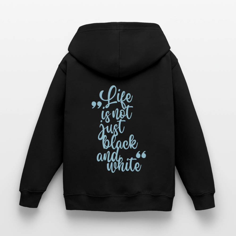 LiNBW. Crew Hoodie Life is not just black and white Edition Blue - LiNBW.