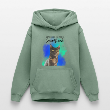 Teenager Hoodie - Graugrün