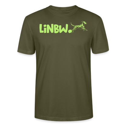LiNBW. Unisex T-Shirt Premium Crew Green Edition Life is not just black and white - LiNBW.