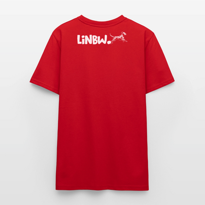 Life is not just black and white – Bio-Baumwollshirt - Rot
