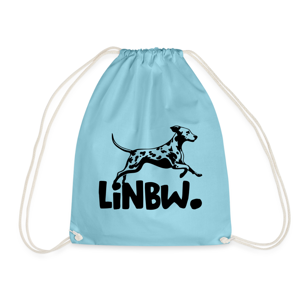 LiNBW. Turnbeutel Black Edition - Aqua