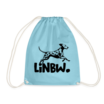 LiNBW. Turnbeutel Black Edition - Aqua