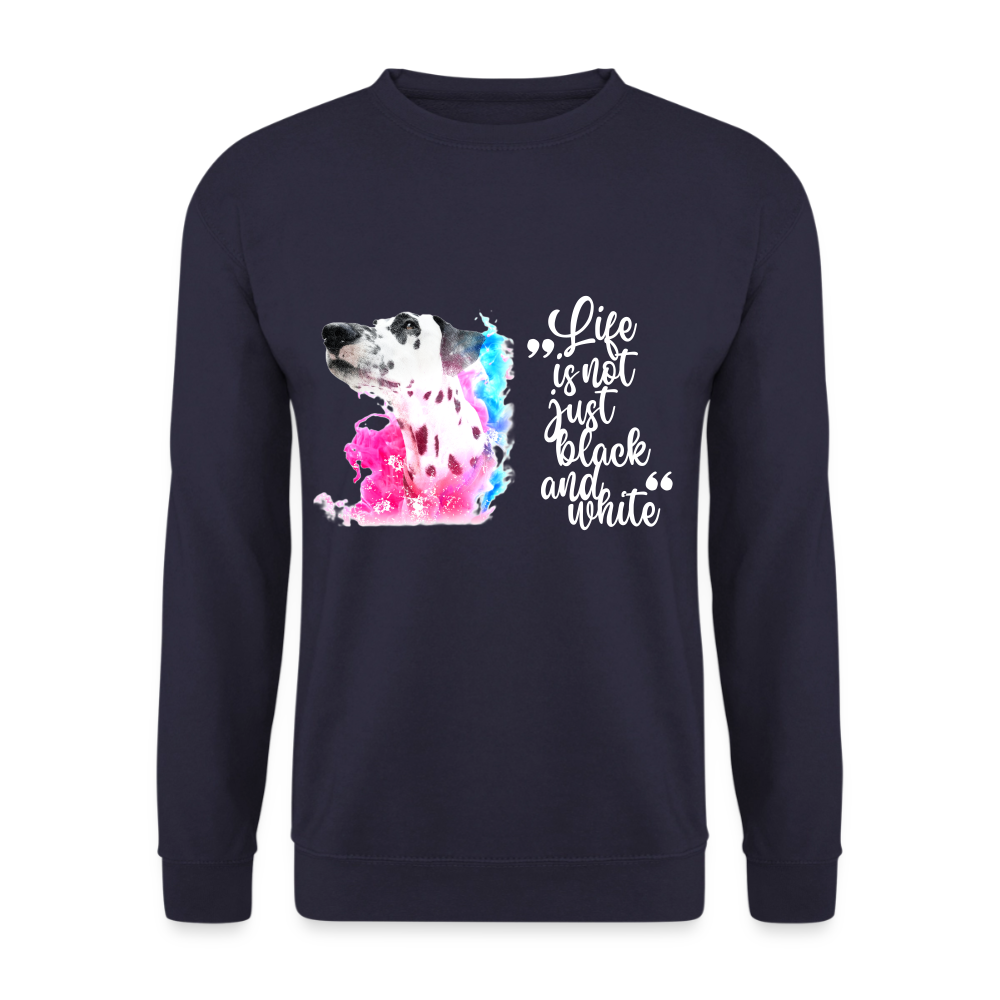 Boa's Classic Pullover Splash Life is not just black and white Edition White - LiNBW.