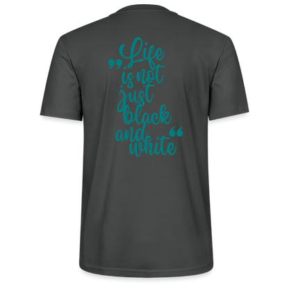 LiNBW. Unisex T-Shirt Premium Crew Blue Edition Life is not just black and white - LiNBW.