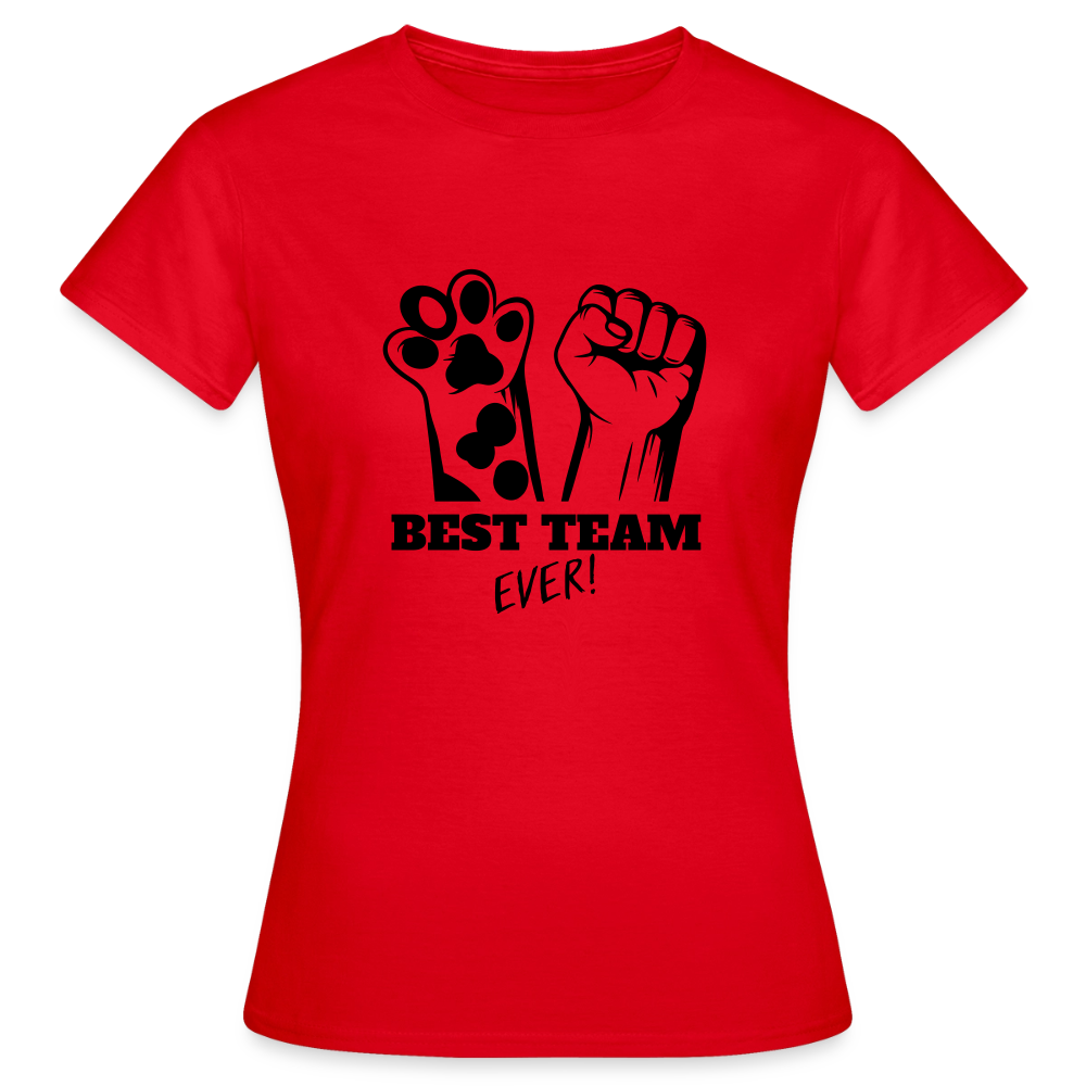 Best Team Ever T-Shirt Black Edition - Rot
