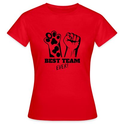 Best Team Ever T-Shirt Black Edition - Rot