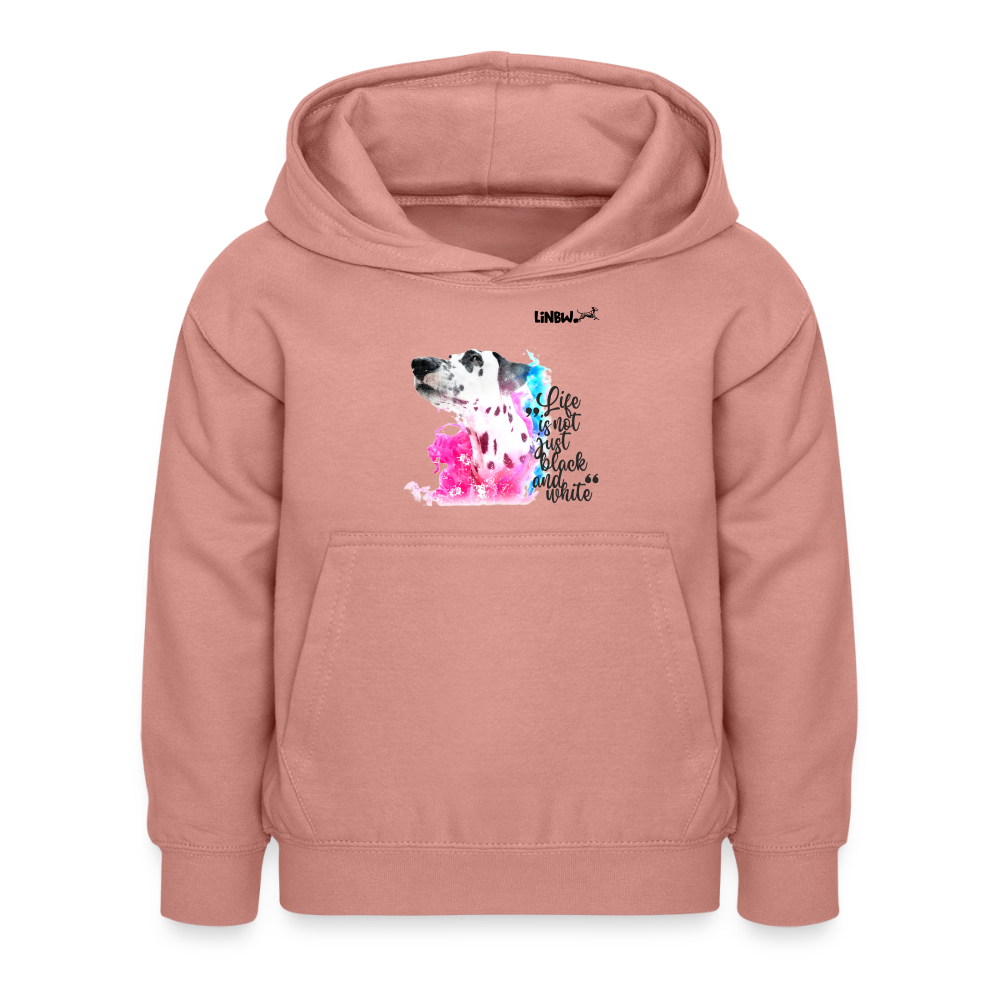 Boa's Hoodie Splash Life is not just black and white Edition Black - LiNBW.