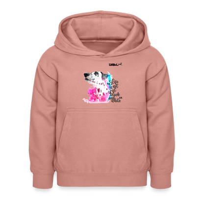 Boa's Hoodie Splash Life is not just black and white Edition Black - LiNBW.