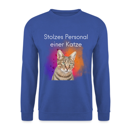 Pedro's Classic Pullover Stolzes Personal einer Katze White Edition - LiNBW.