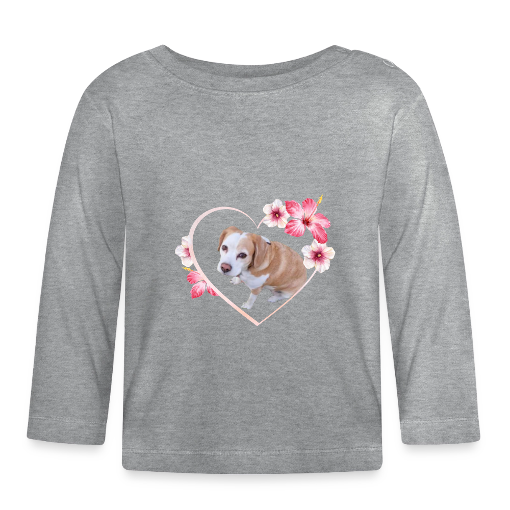 Luna´s Langarmshirt - Grau meliert