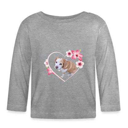 Luna´s Langarmshirt - Grau meliert