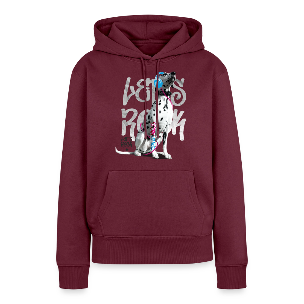 Boa's Hoodie Let's Rock - Burgunderrot