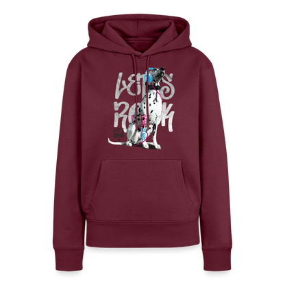 Boa's Hoodie Let's Rock - Burgunderrot