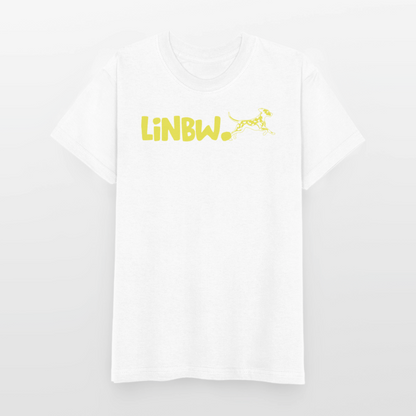 LiNBW. Crew T-Shirt Yellow Edition Life is not just black and white - Weiß