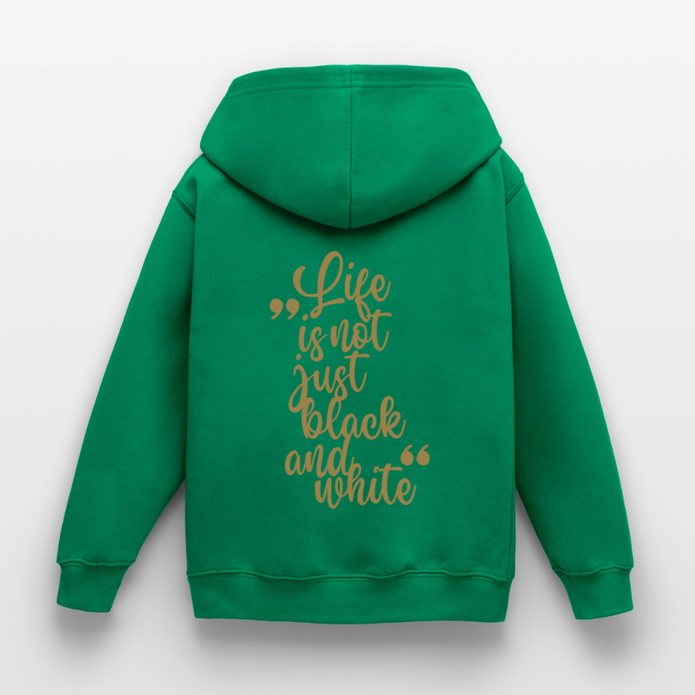 LiNBW. Crew Hoodie Life is not just black and white Edition Brown - LiNBW.