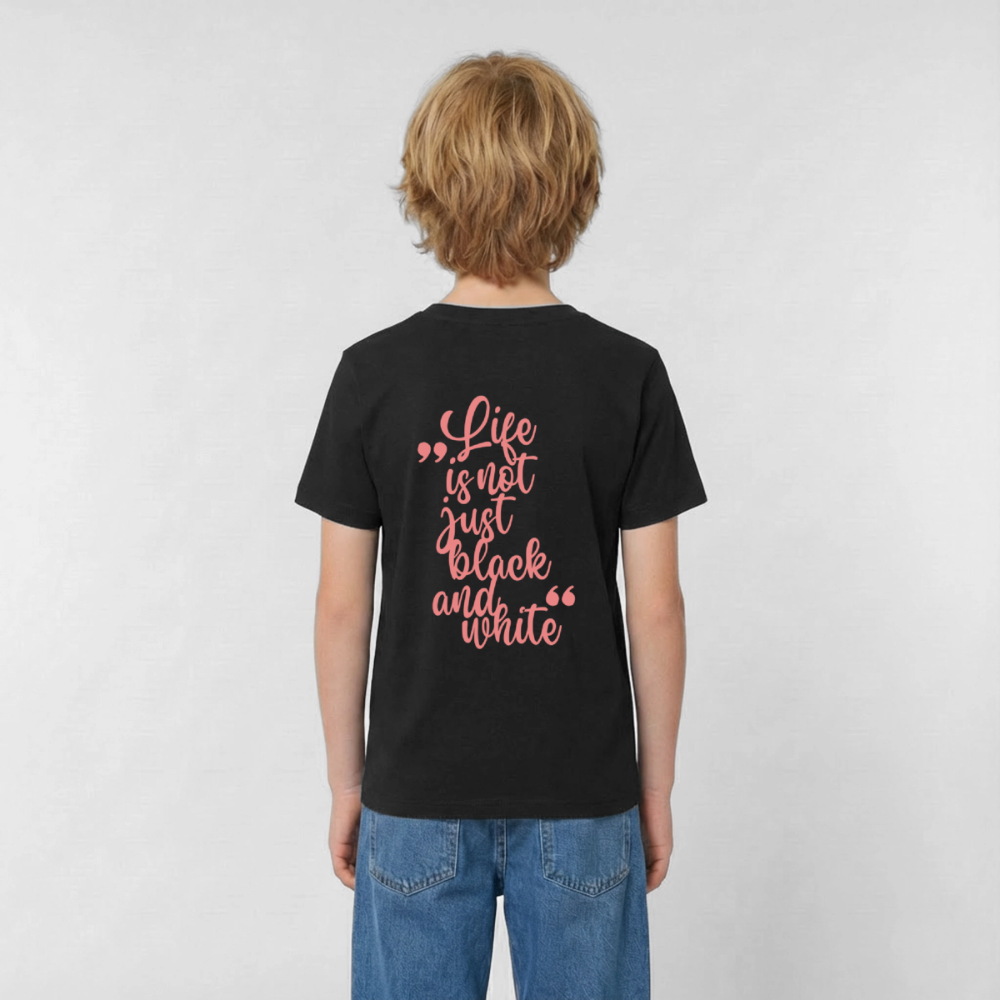 LiNBW. Crew T-Shirt Pink Edition Life is not just black and white - LiNBW.