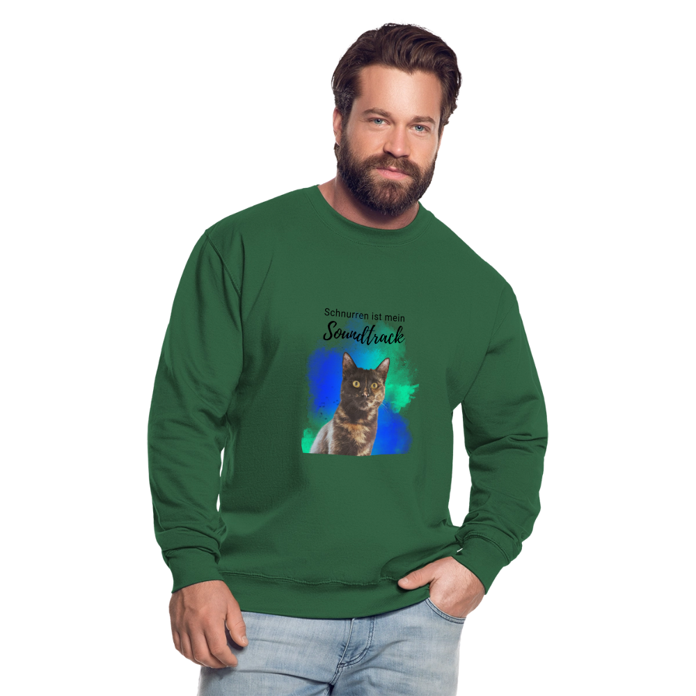 Nala's Classic Pullover Schnurren ist mein Soundtrack Black Edition - Grün