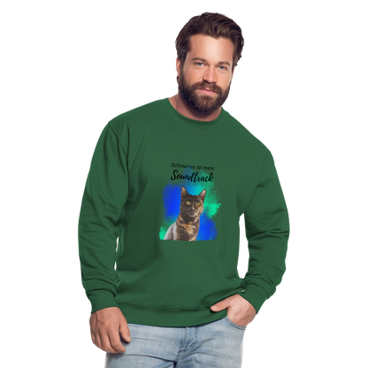 Nala's Classic Pullover Schnurren ist mein Soundtrack Black Edition - Grün