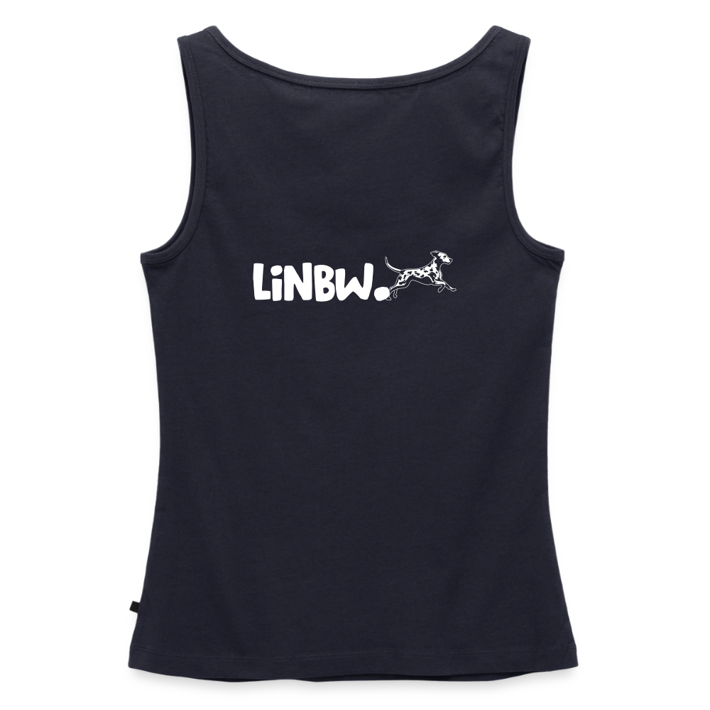 Life is not just black and white Tank Top Premium LiNBW. White Edition - Navy