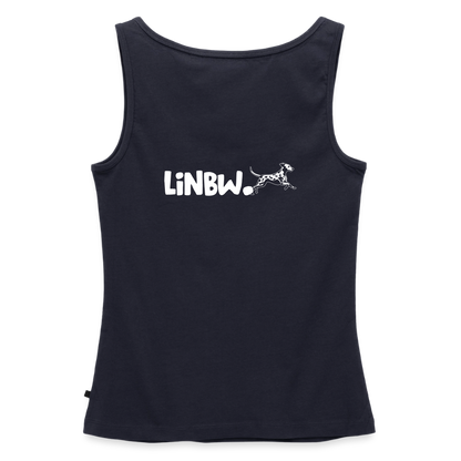 Life is not just black and white Tank Top Premium LiNBW. White Edition - Navy