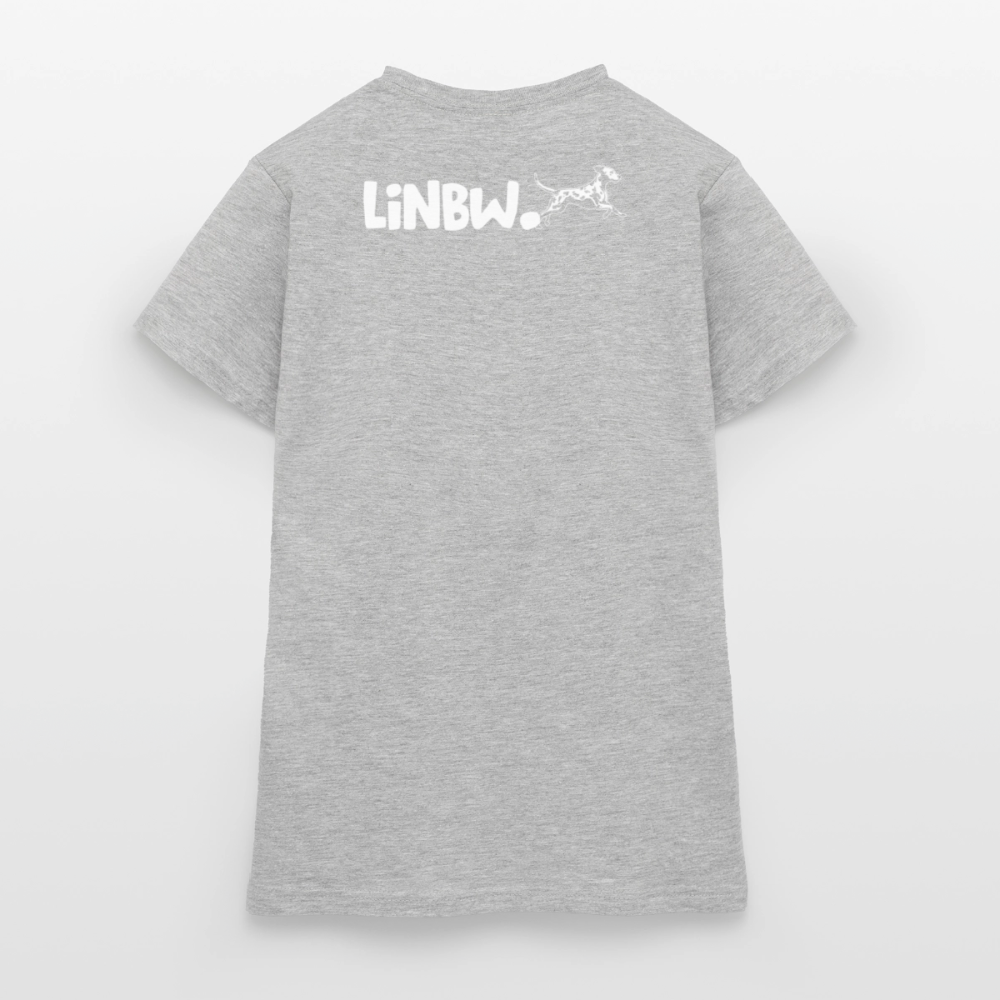 Boa's T-Shirt Splash White Edition Life is not just black and white - Grau meliert