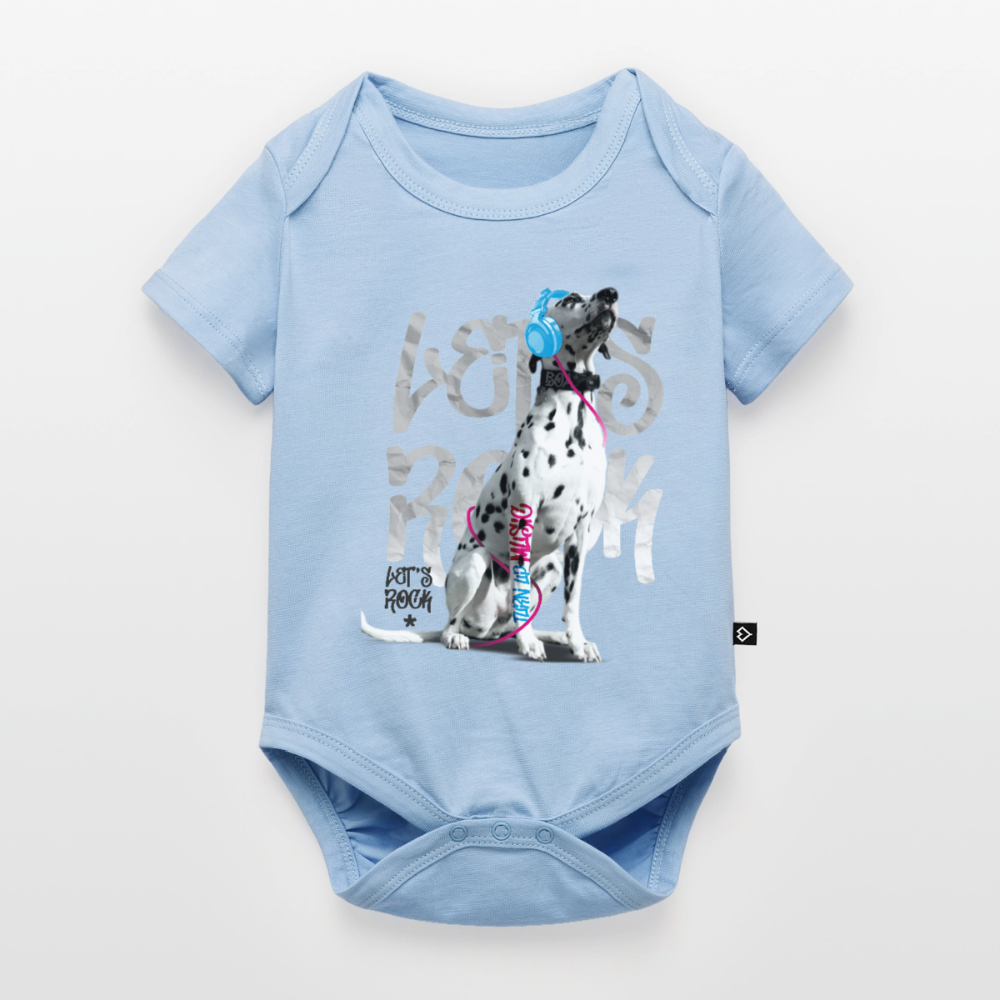 Boa´s Kurzarm-Body Let´s Rock - Hellblau