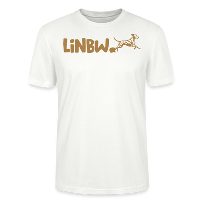 LiNBW. Unisex T-Shirt Premium Crew Brown Edition Life is not just black and white - Weiß
