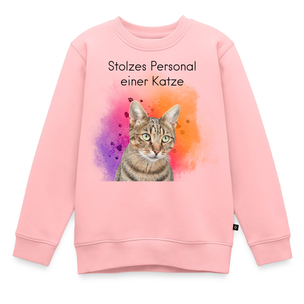 Pedro's Pullover Stolzes Personal einer Katze Black Edition - Rosa