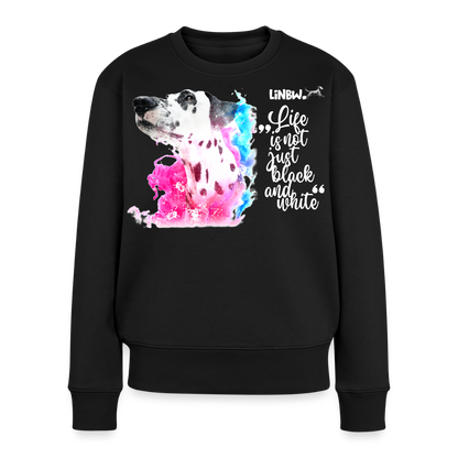 Boa's Pullover Splash Life is not just black and white Edition White - Schwarz