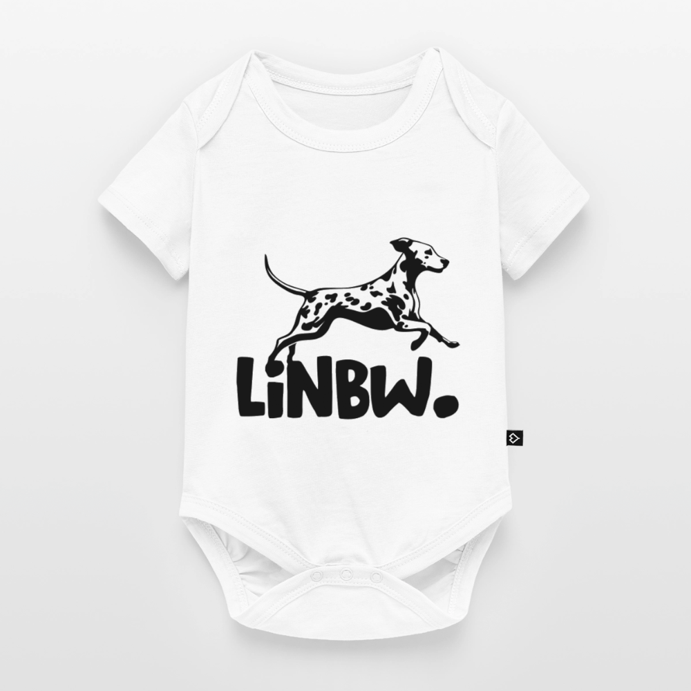 LiNBW. Kurzarm-Body Black Edition - Weiß