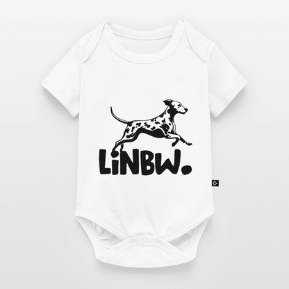 LiNBW. Kurzarm-Body Black Edition - Weiß