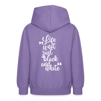 LiNBW. Crew Hoodie Life is not just black and white Edition White - LiNBW.