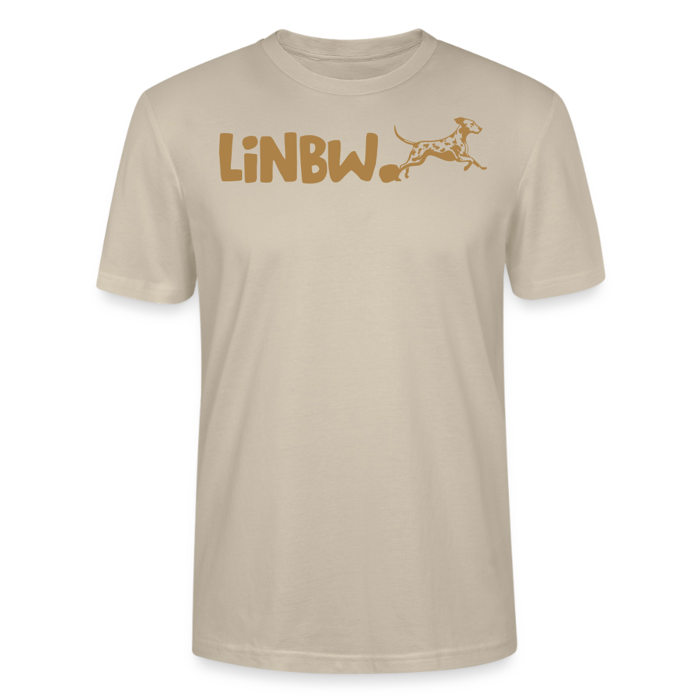 LiNBW. Unisex T-Shirt Premium Crew Brown Edition Life is not just black and white - Beige