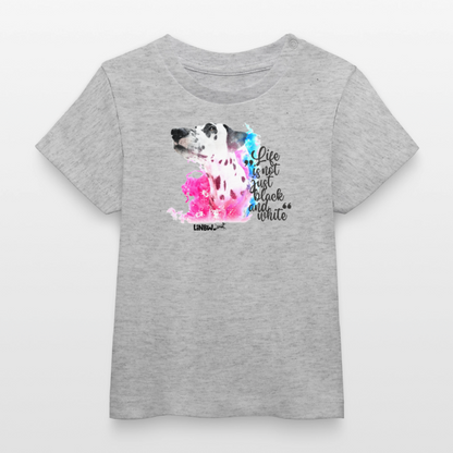 Boa's T-Shirt Splash Life is not just black and white Edition Black - Grau meliert