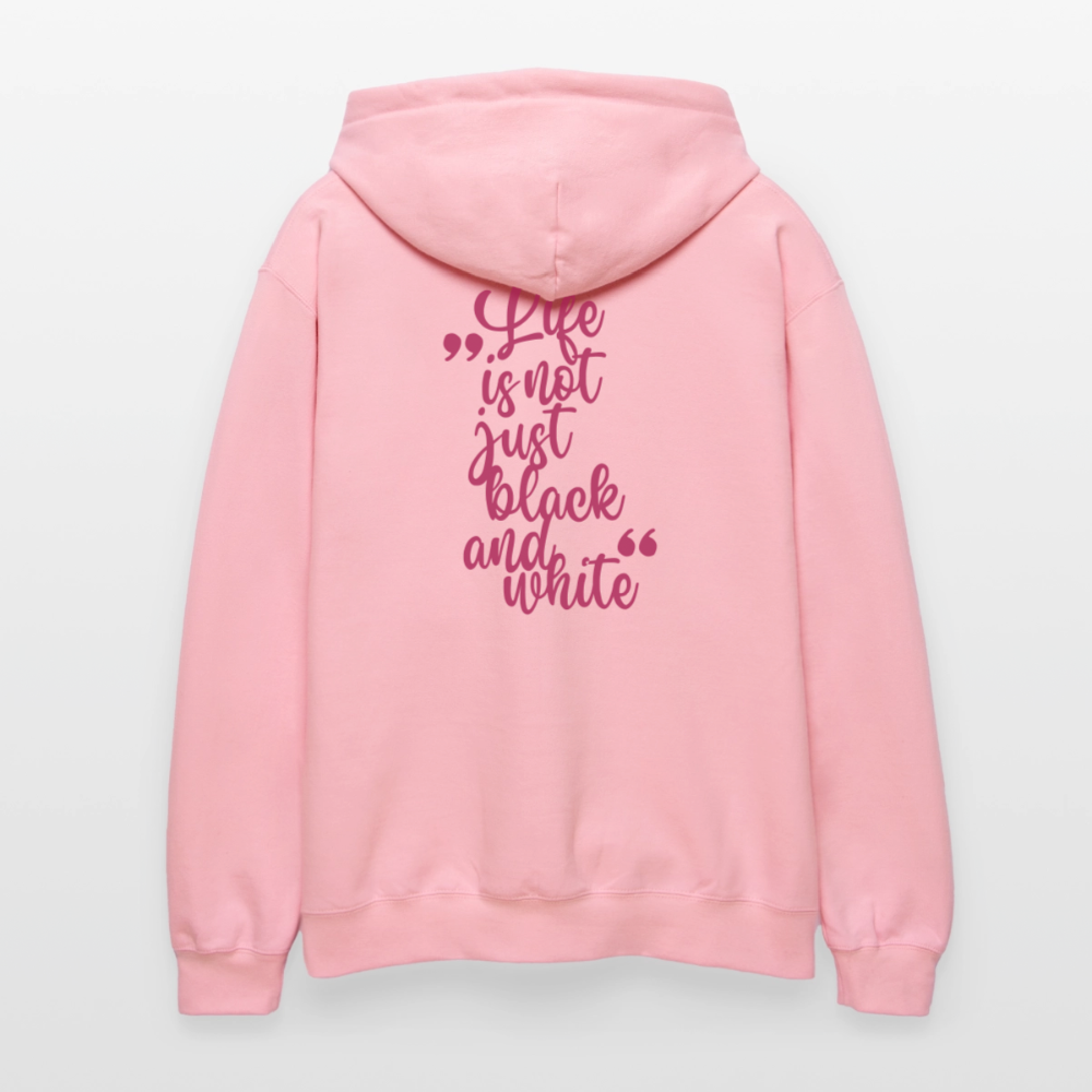 LiNBW. Crew Hoodie Pink Edition Life is not just black and white - Hellrosa