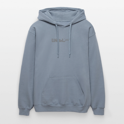 LiNBW. Crew Hoodie Grey Edition Life is not just black and white - Blau