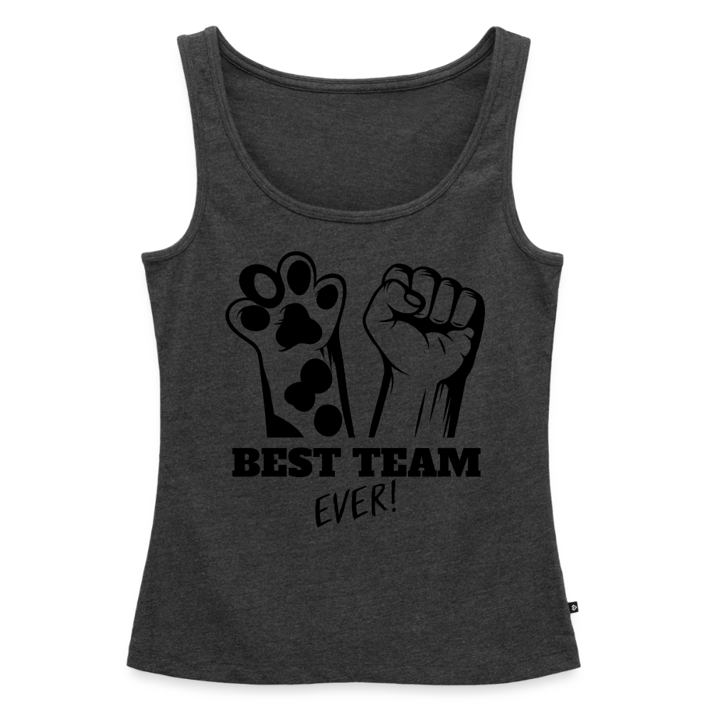 Best Team Ever Tank Top Premium - Anthrazit meliert