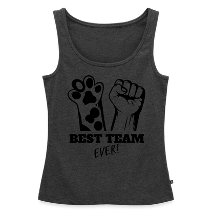 Best Team Ever Tank Top Premium - Anthrazit meliert