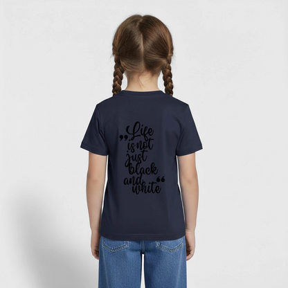 LiNBW. Crew T-Shirt Black Edition Life is not just black and white - LiNBW.