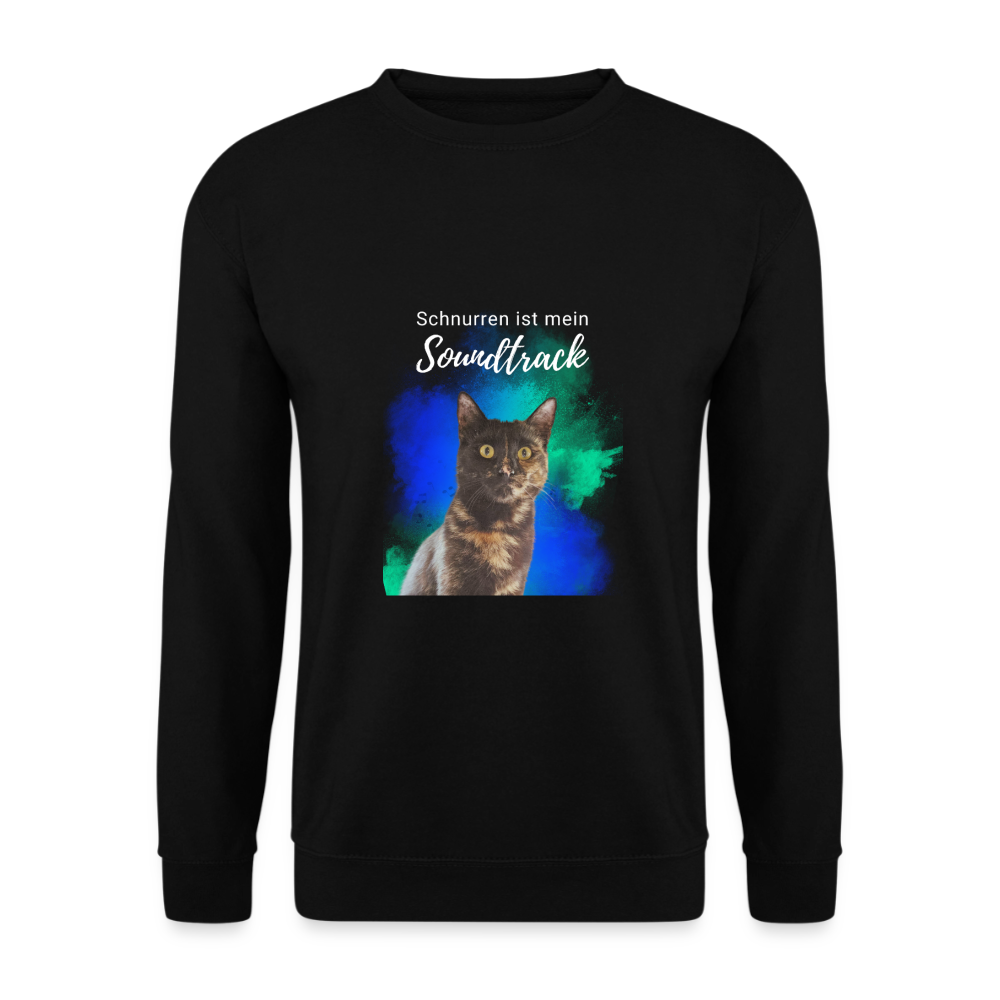 Nala's Classic Pullover Schnurren ist mein Soundtrack White Edition - Schwarz