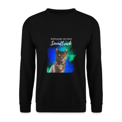 Nala's Classic Pullover Schnurren ist mein Soundtrack White Edition - Schwarz