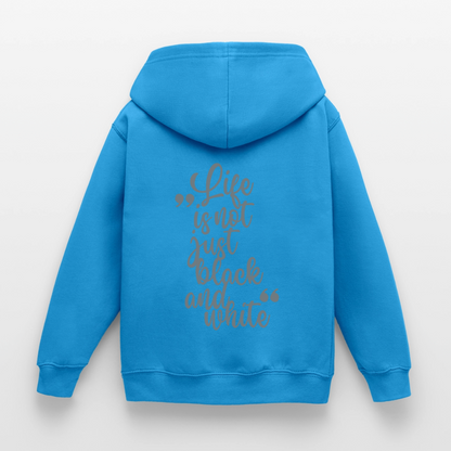 LiNBW. Crew Hoodie Life is not just black and white Edition Grey - LiNBW.