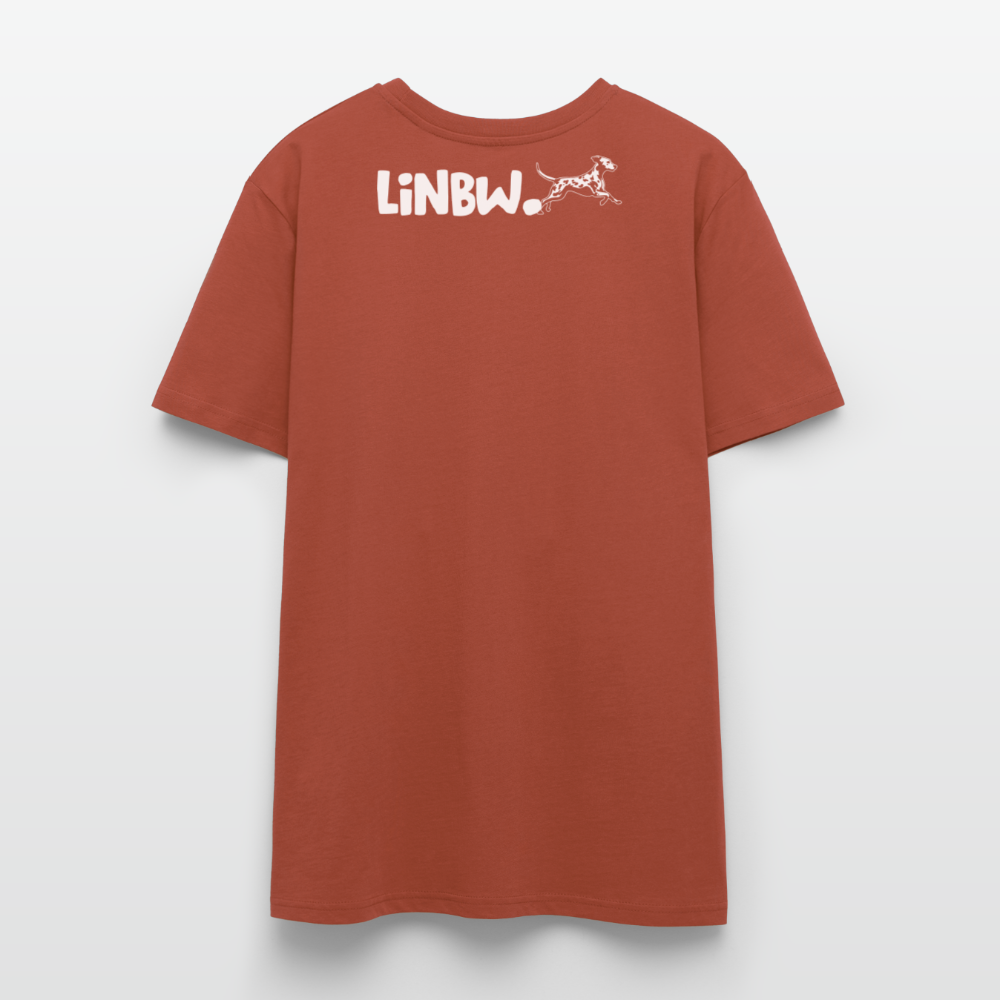 Life is not just black and white – Bio-Baumwollshirt - Terrakotta